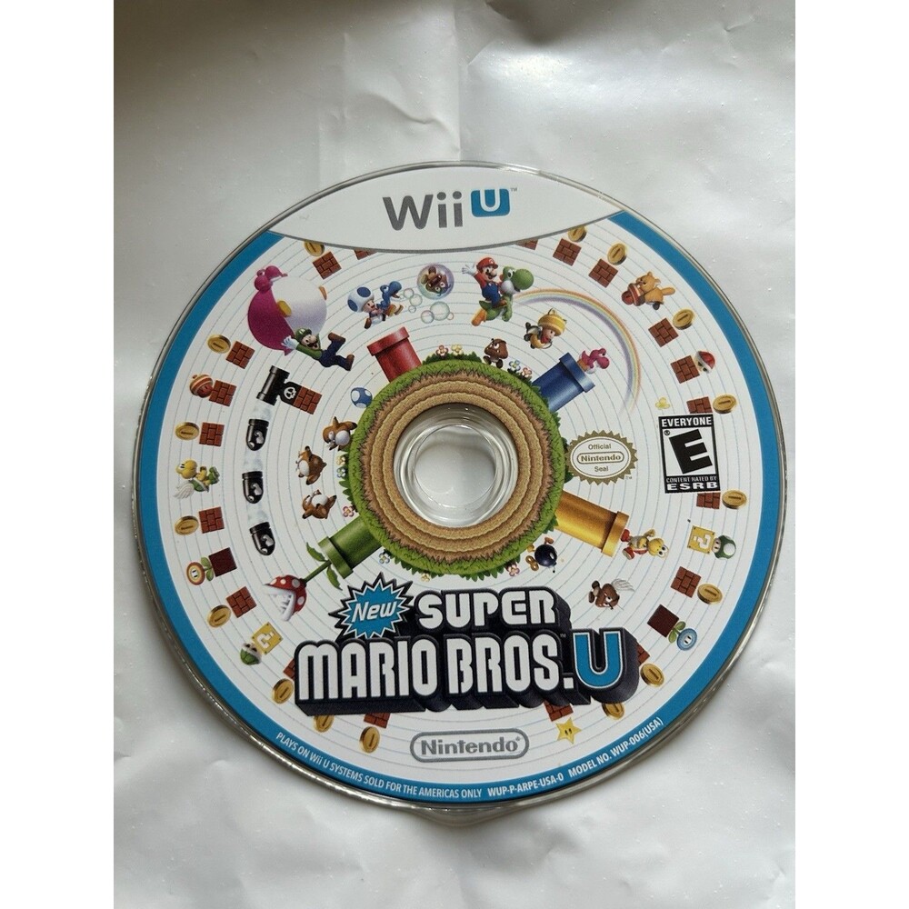 New Super Mario Bros. U Wii U Disc Only